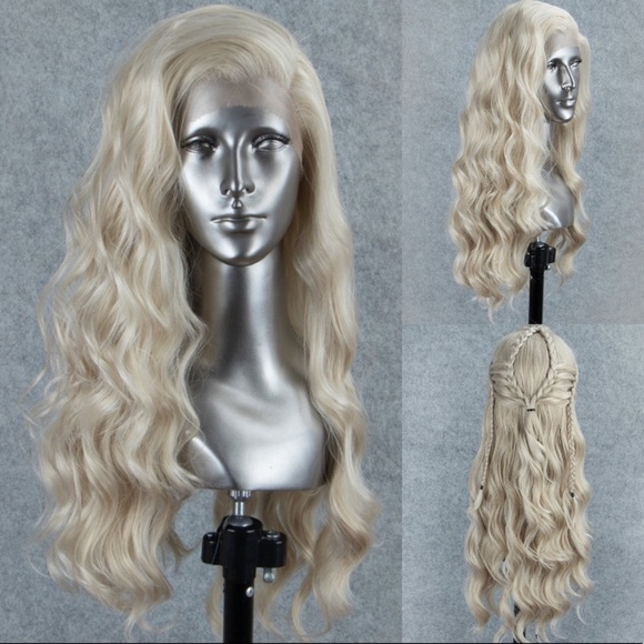 ?Fioni 22” Platinum Blonde Lace Front Wig *NWT*? main image 4